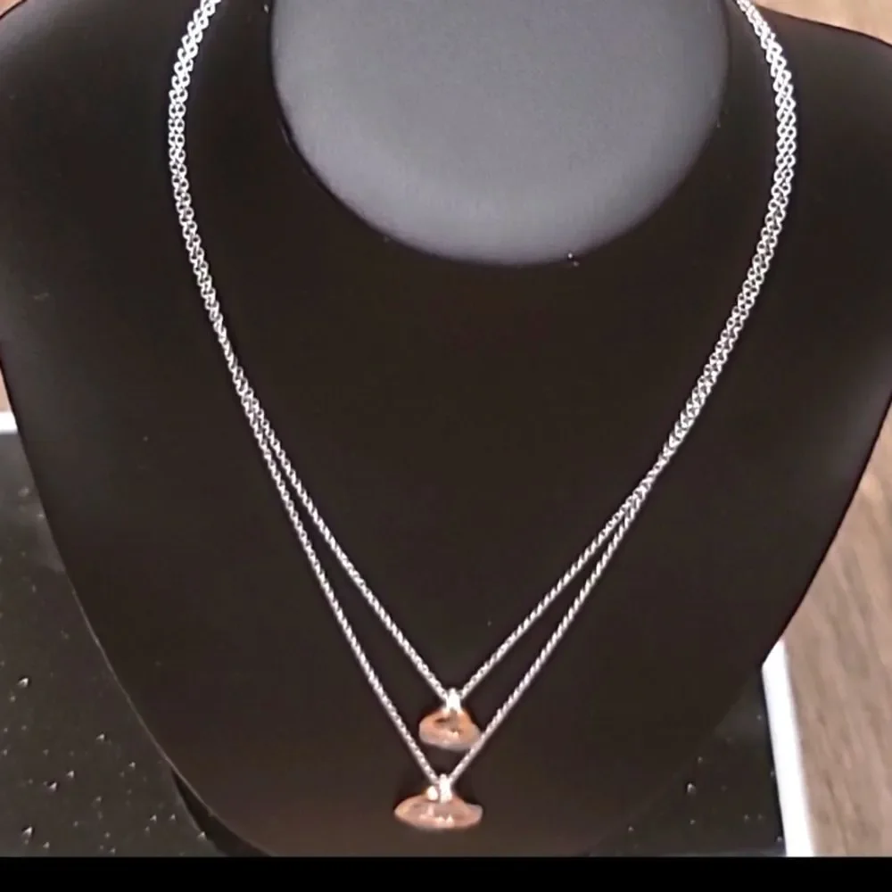 Michael‎ Kors Double Strand Hearts Necklace